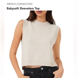 French Connection Sleeveless Knit Top